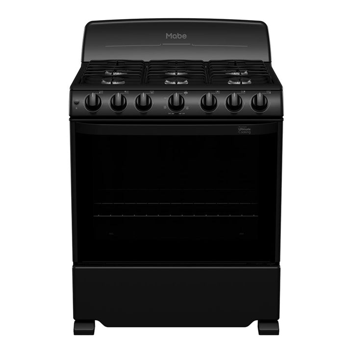 Estufa de Piso Mabe 76 cm Negra EM7630BAPN2 - Vista frontal
