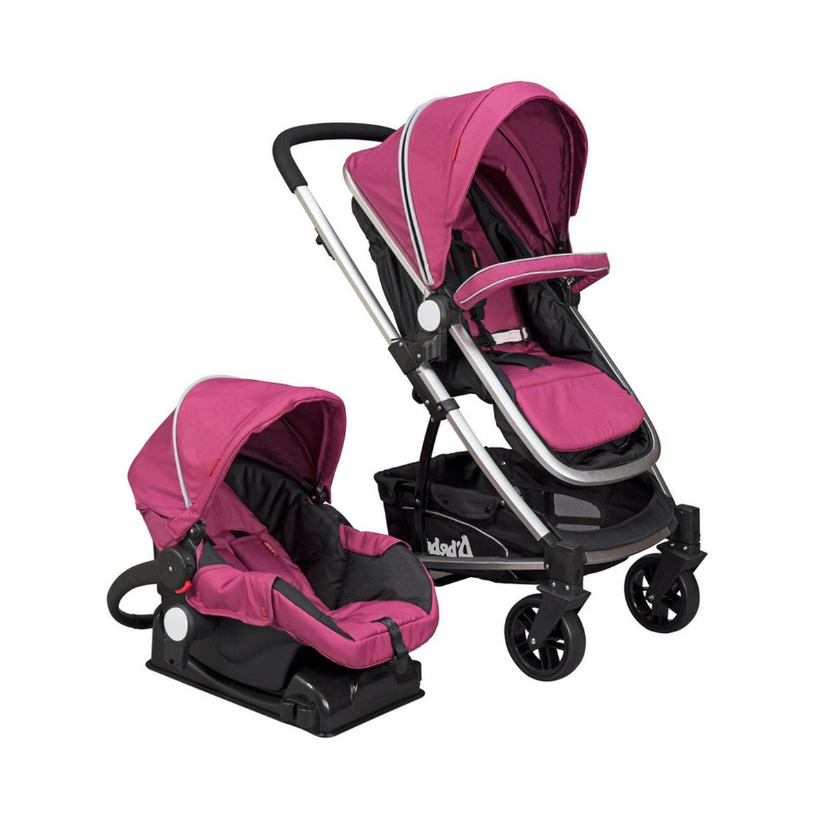 Carriola D'Bebé Modelo Crown Morada - vista principal exacta