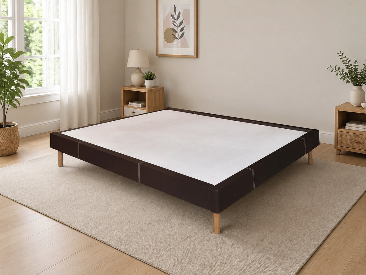 Base para Cama Modelo Polo Matrimonial Tapizada - portada ambientada verificada