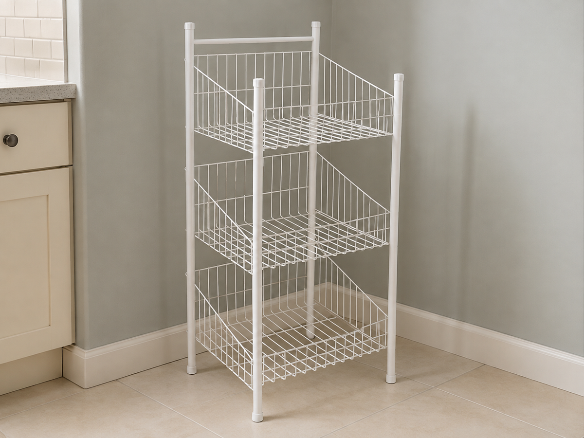 Mueble Para Cocina Modelo Verdulero Blanco - Mueble para Cocina Modelo Verdulero Blanco - ambientado en cocina
