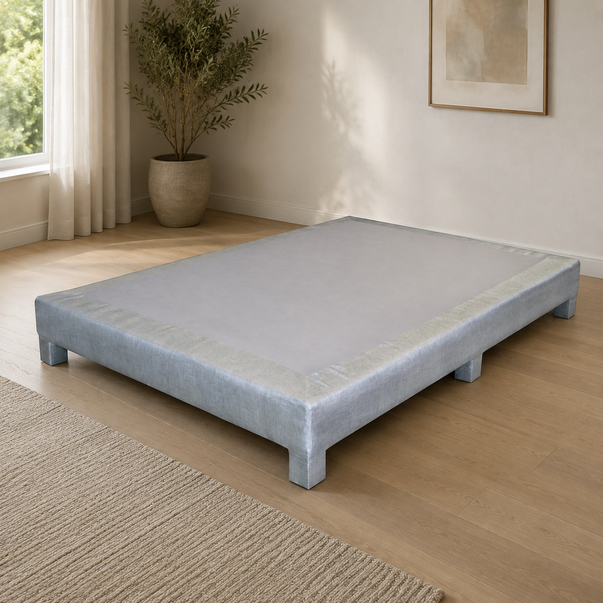 Base para Cama Modelo Roca King Size Tela - portada ambientada verificada