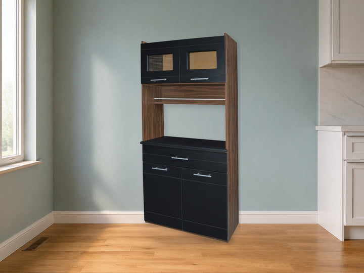 Mueble para Cocina Modelo España Chocolate - producto ambientado