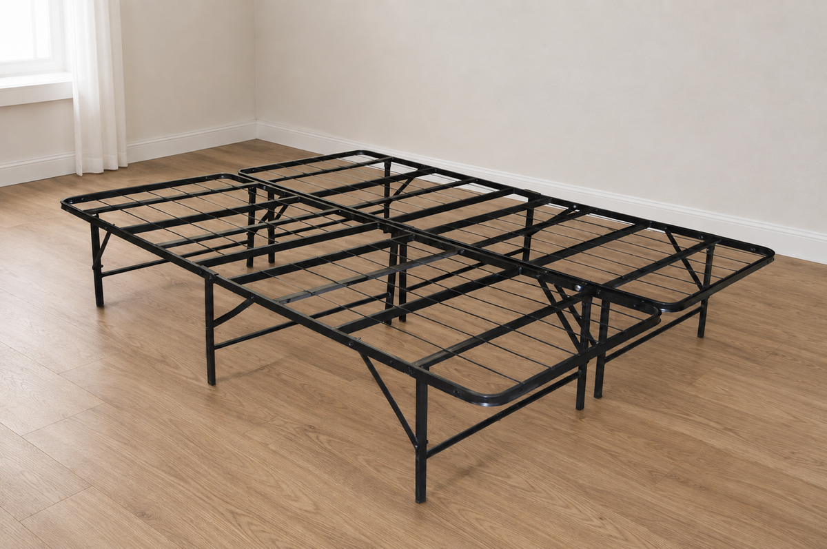 Base para Cama Plegable Modelo Ideal Matrimonial - ambientado en dormitorio