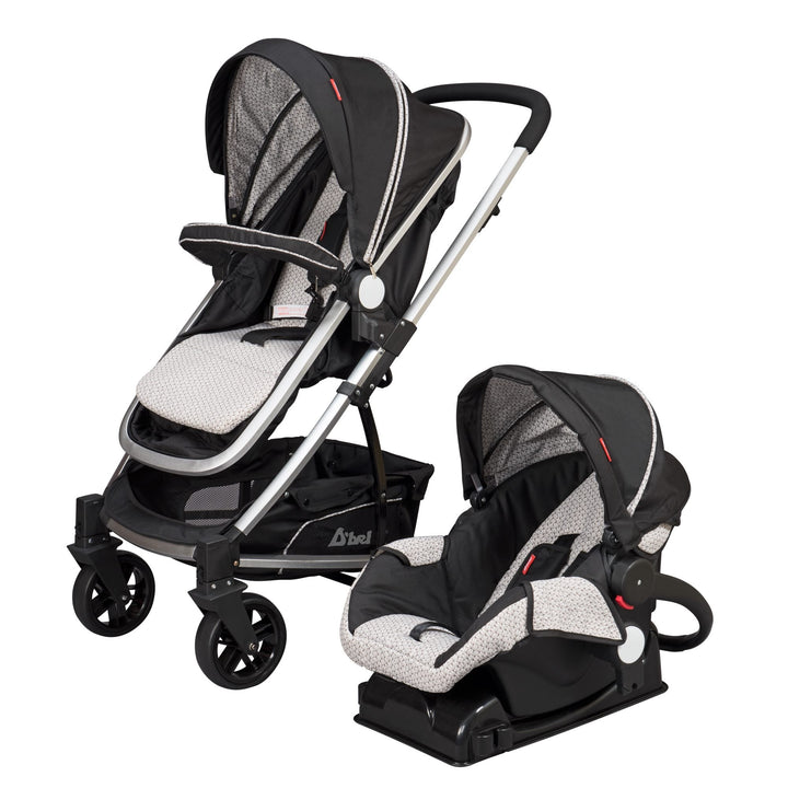 Carriola D'Bebé Modelo Travel System Crown - vista principal exacta con autoasiento