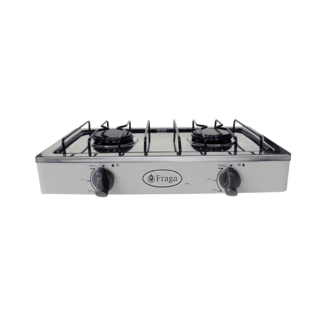 Parrilla Económica Fraga Modelo P104 Inoxidable/Gris - vista principal del producto