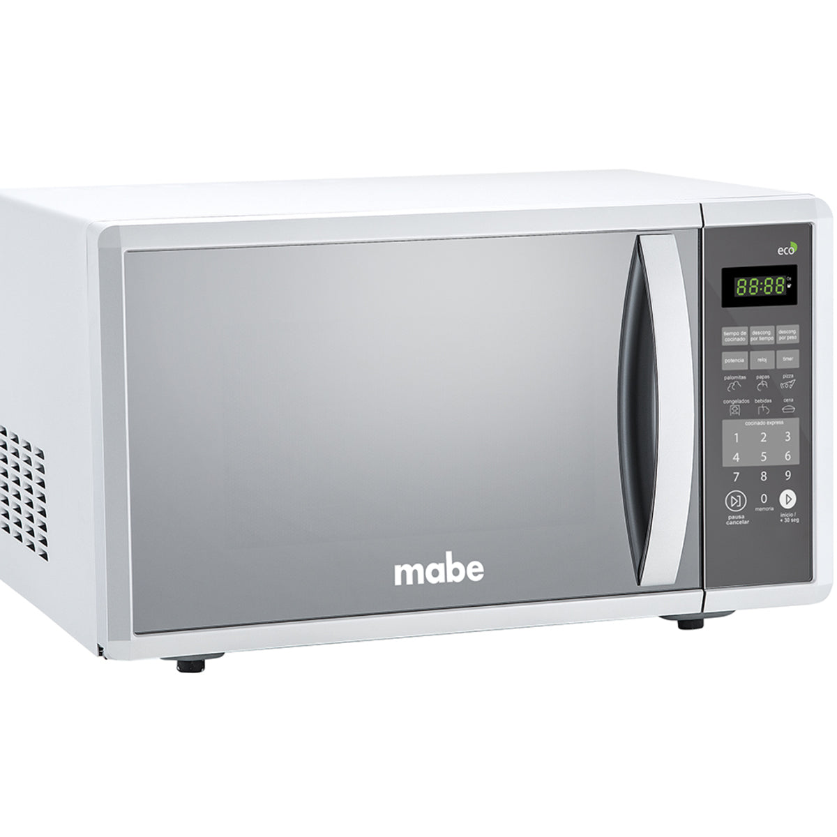 Horno de Microondas Mabe Modelo Hmm111sej - producto exacto sobre fondo blanco