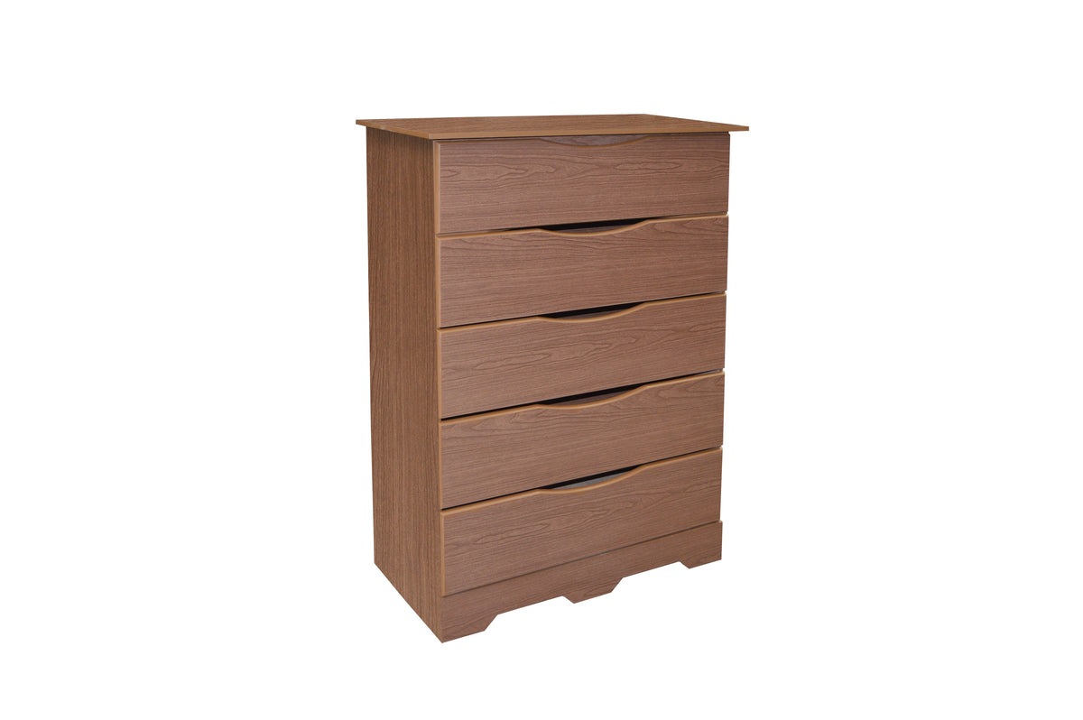 Cajonera Modelo Belgica 5 Cajones - producto exacto sobre fondo blanco