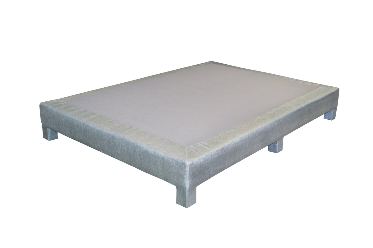 Base para Cama Modelo Roca Individual Tela - producto exacto sobre fondo blanco