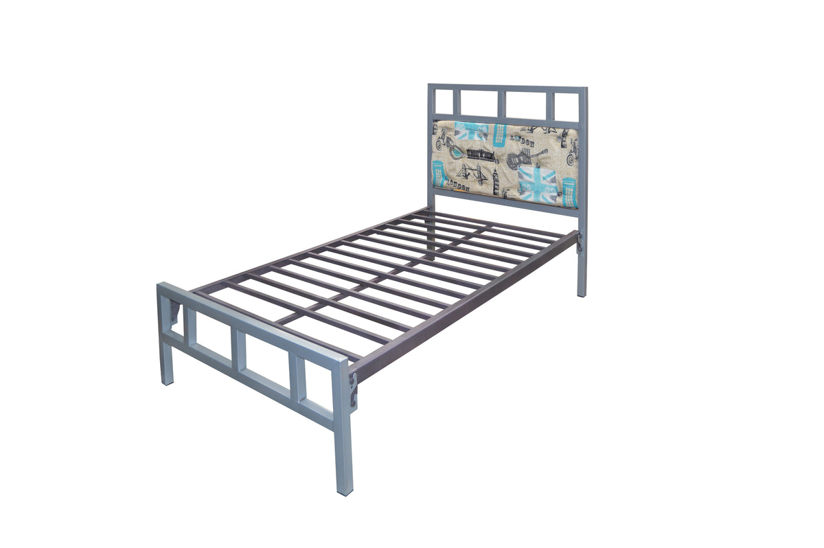 Cama Modelo Berlina Individual Gris - product clean cover fallback
