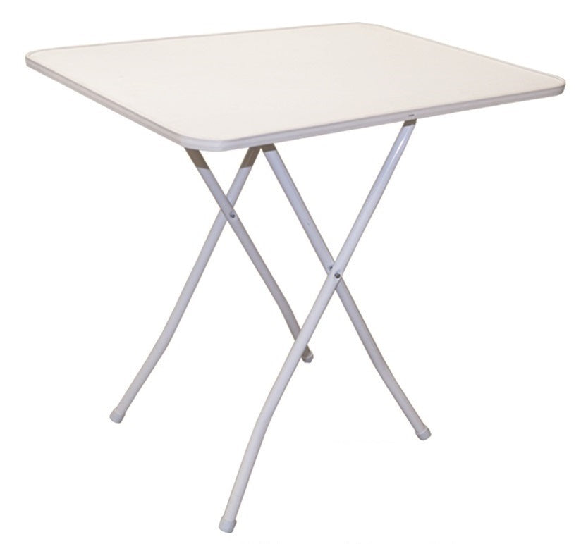 Mesa Plegable Modelo Blanca Pata Blanca - producto exacto sobre fondo blanco