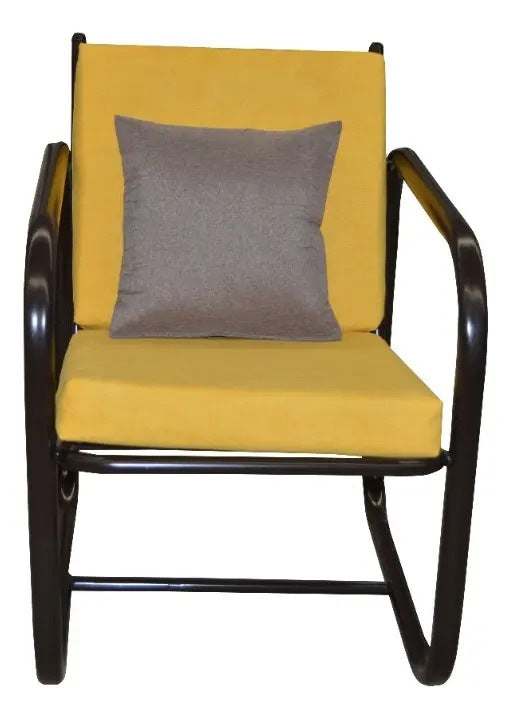 Sillon Modelo Miranda Individual Chocolate - vista frontal