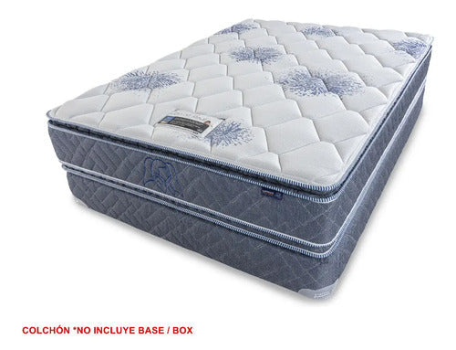 Colchón Carreiro Modelo Confort Real Individual - producto exacto sobre fondo blanco