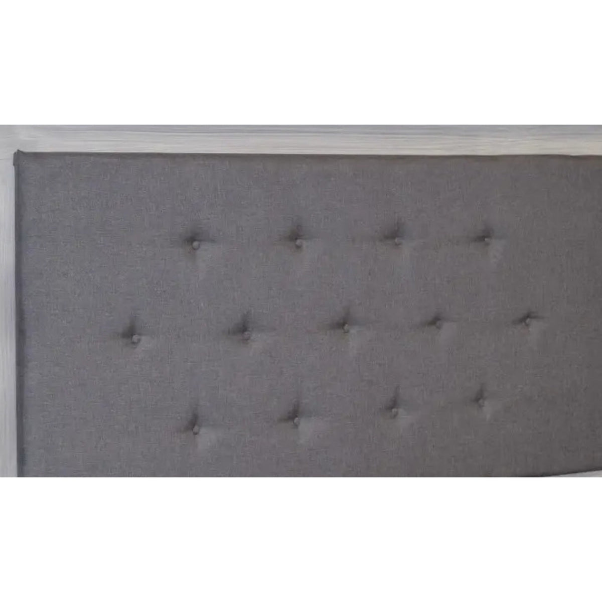 Cabecera Modelo Chiapas King Size Gris - detalle del tapizado