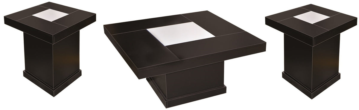 Juego de Mesa de Centro y Laterales Modelo Berlín - producto exacto sobre fondo blanco