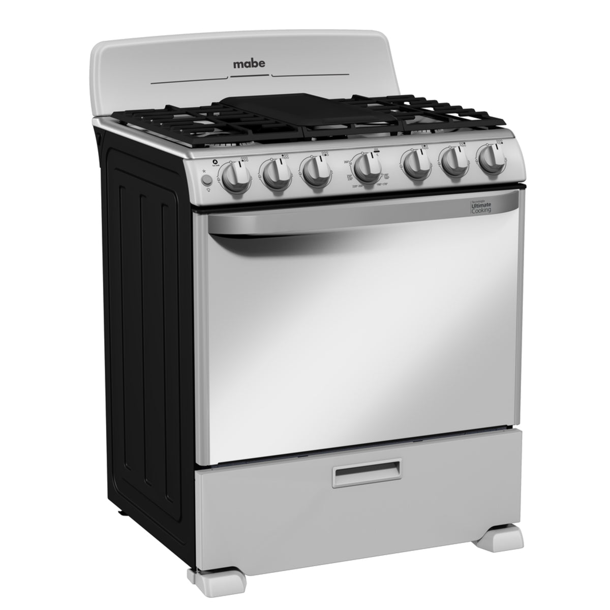 Estufa Mabe Modelo Em7659bfis3 - producto exacto sobre fondo blanco