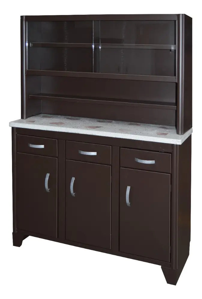 Mueble para Cocina Modelo Cohuxa Chocolate - producto exacto sobre fondo blanco