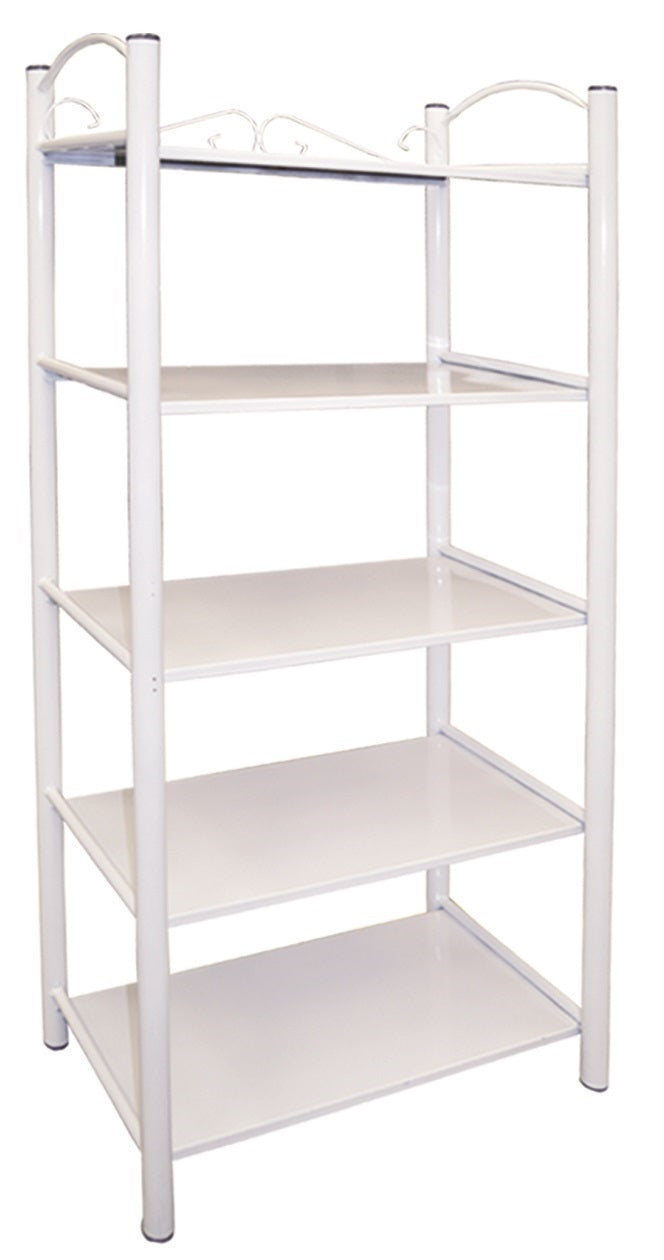 Librero Modelo Multilibrero 5 Charolas Blanco - producto exacto sobre fondo blanco
