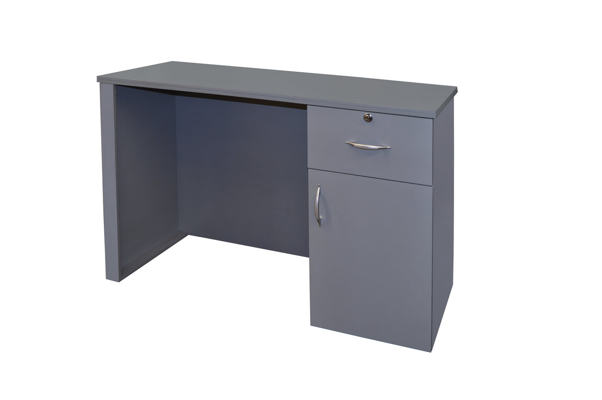 Escritorio Modelo Palma Gris - producto exacto sobre fondo blanco