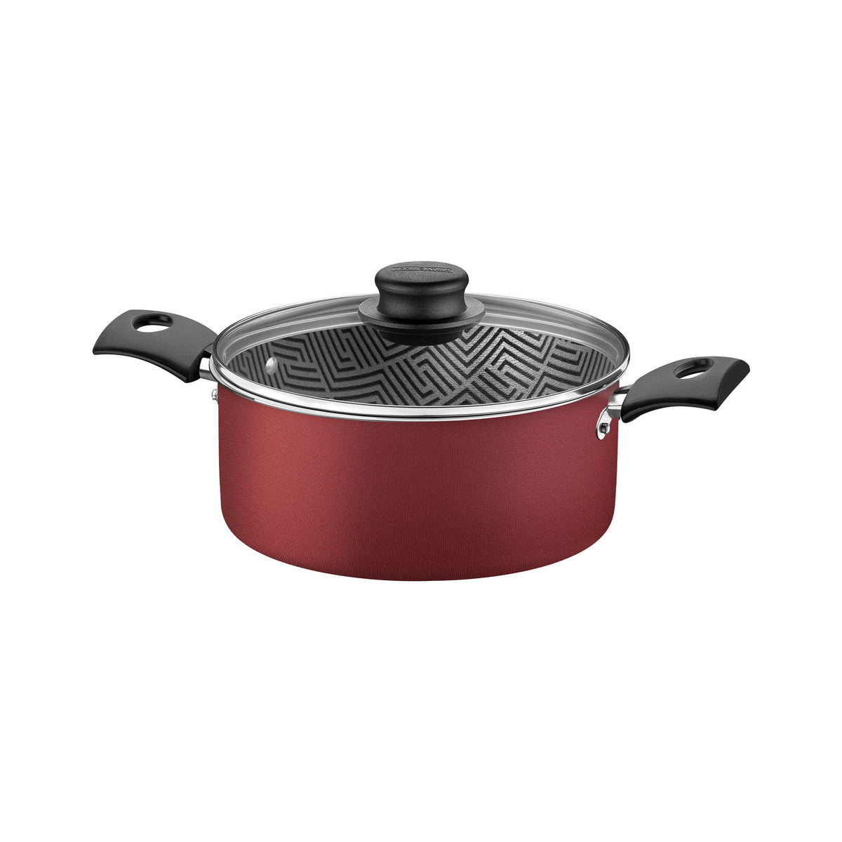Batería de Cocina Tramontina Modelo Ankara 12 Piezas - cacerola con tapa