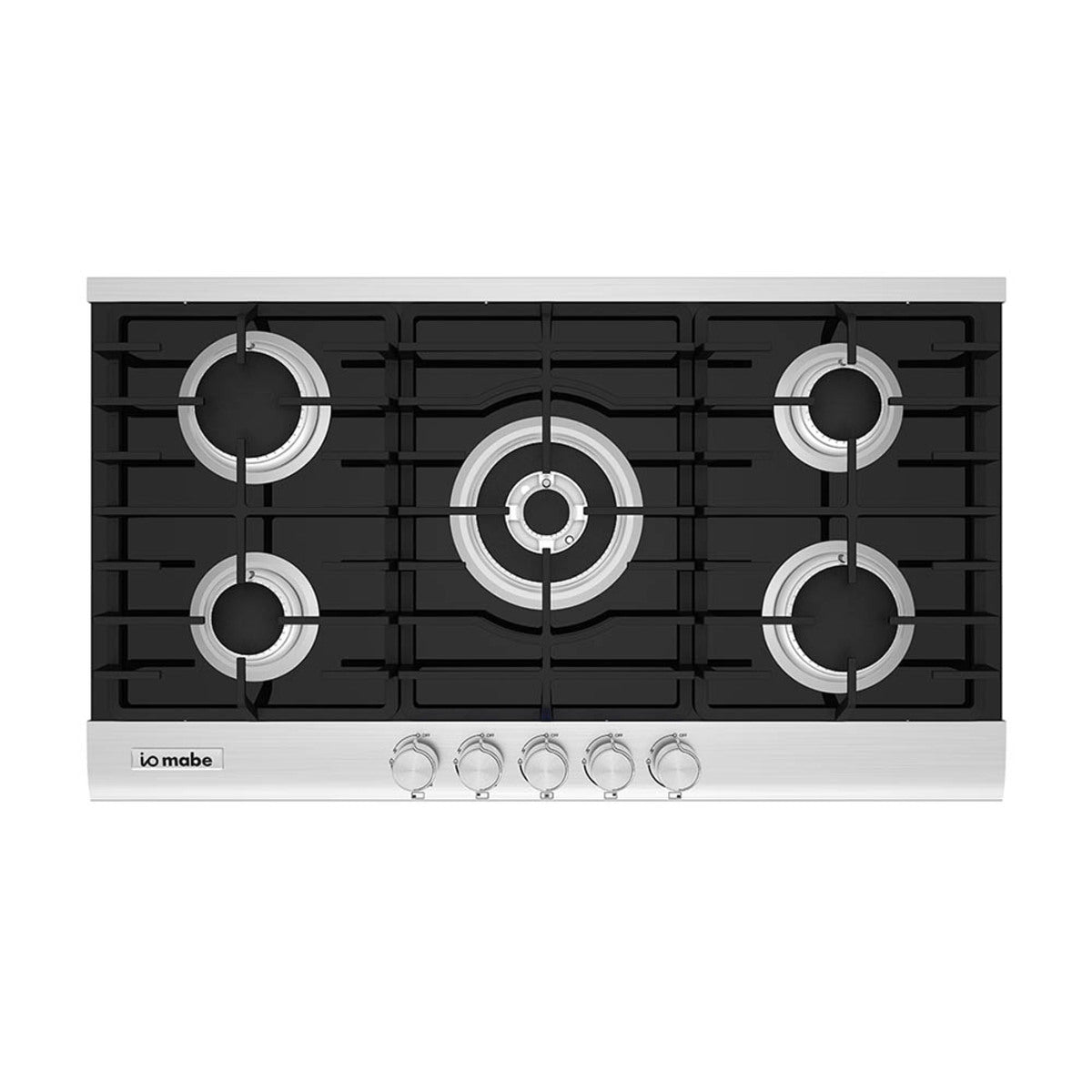 Parrilla de Gas IO Mabe Modelo IO95BG0 - producto completo sobre fondo blanco