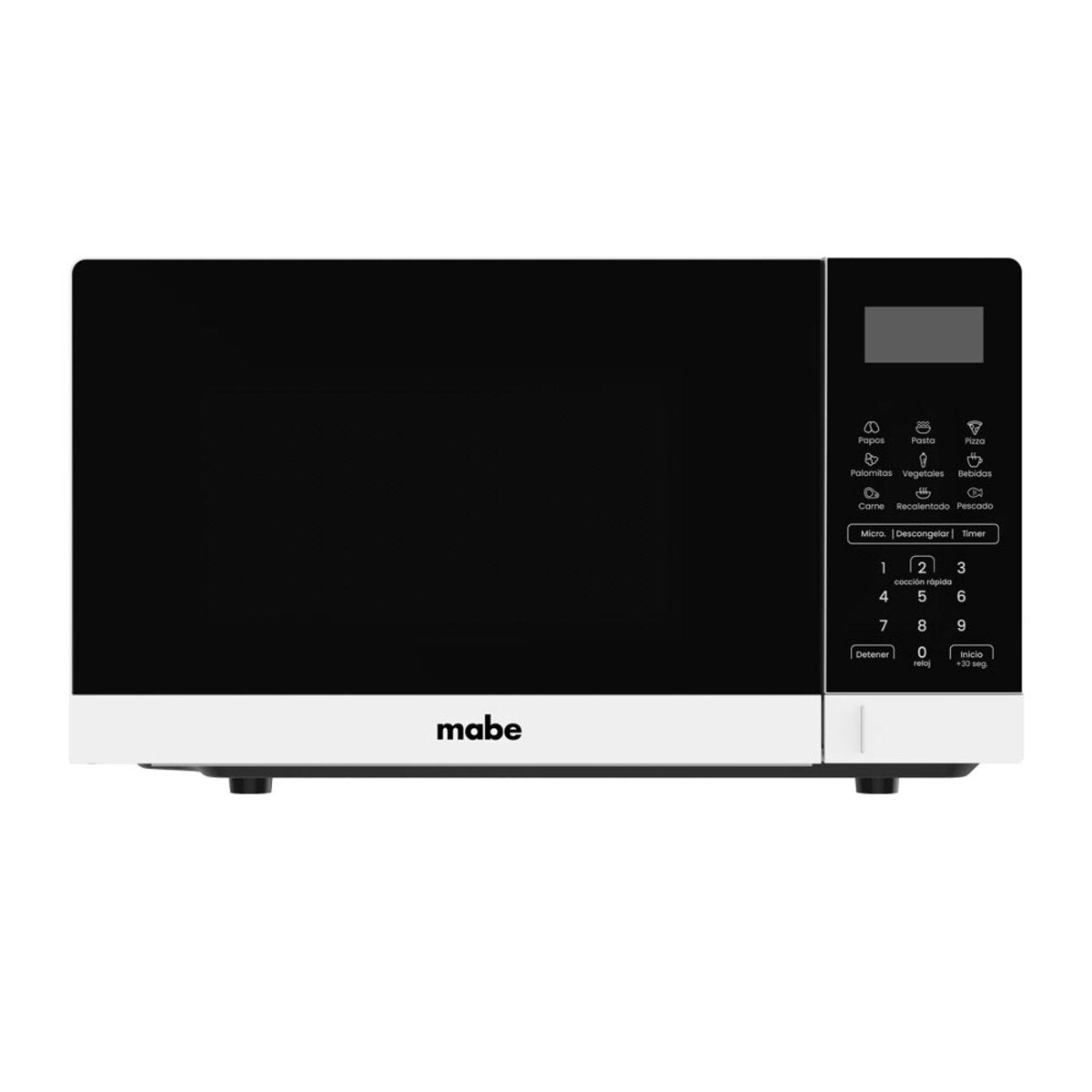 Horno De Microondas Mabe Modelo HMM07BBW - producto sobre fondo blanco