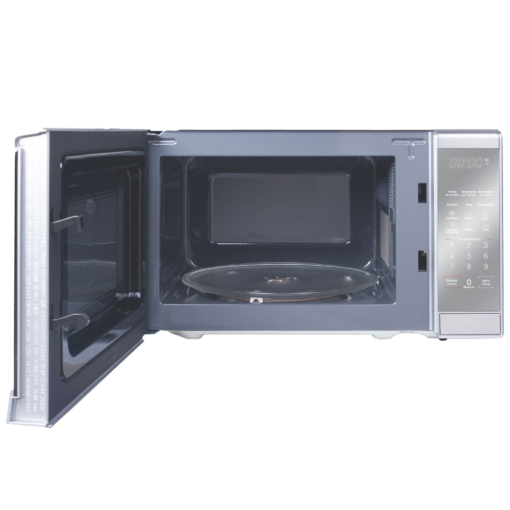 Horno de Microondas Koblenz Modelo MWKM-07IRA - interior abierto y plato giratorio