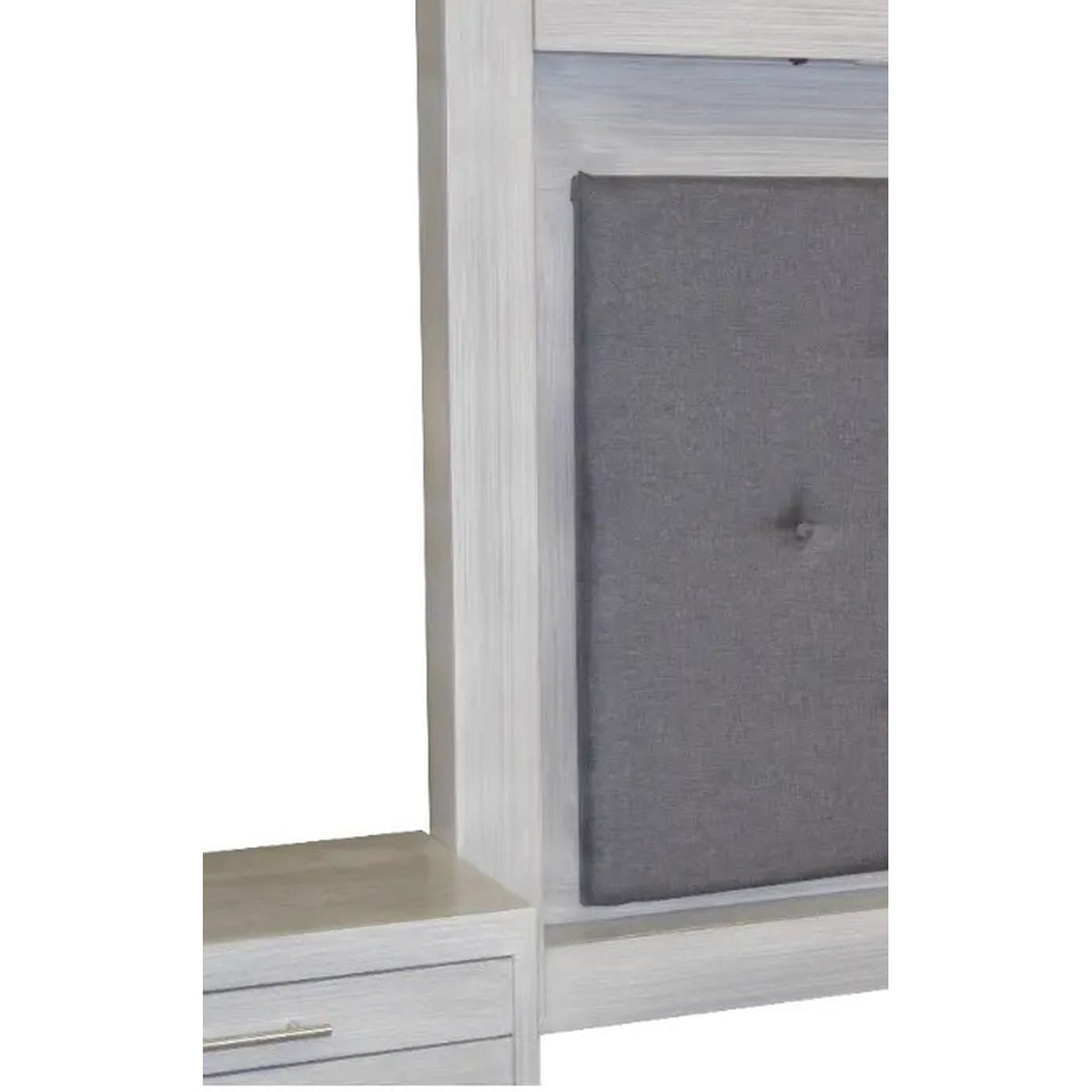 Cabecera Modelo Chiapas King Size Gris - detalle del marco