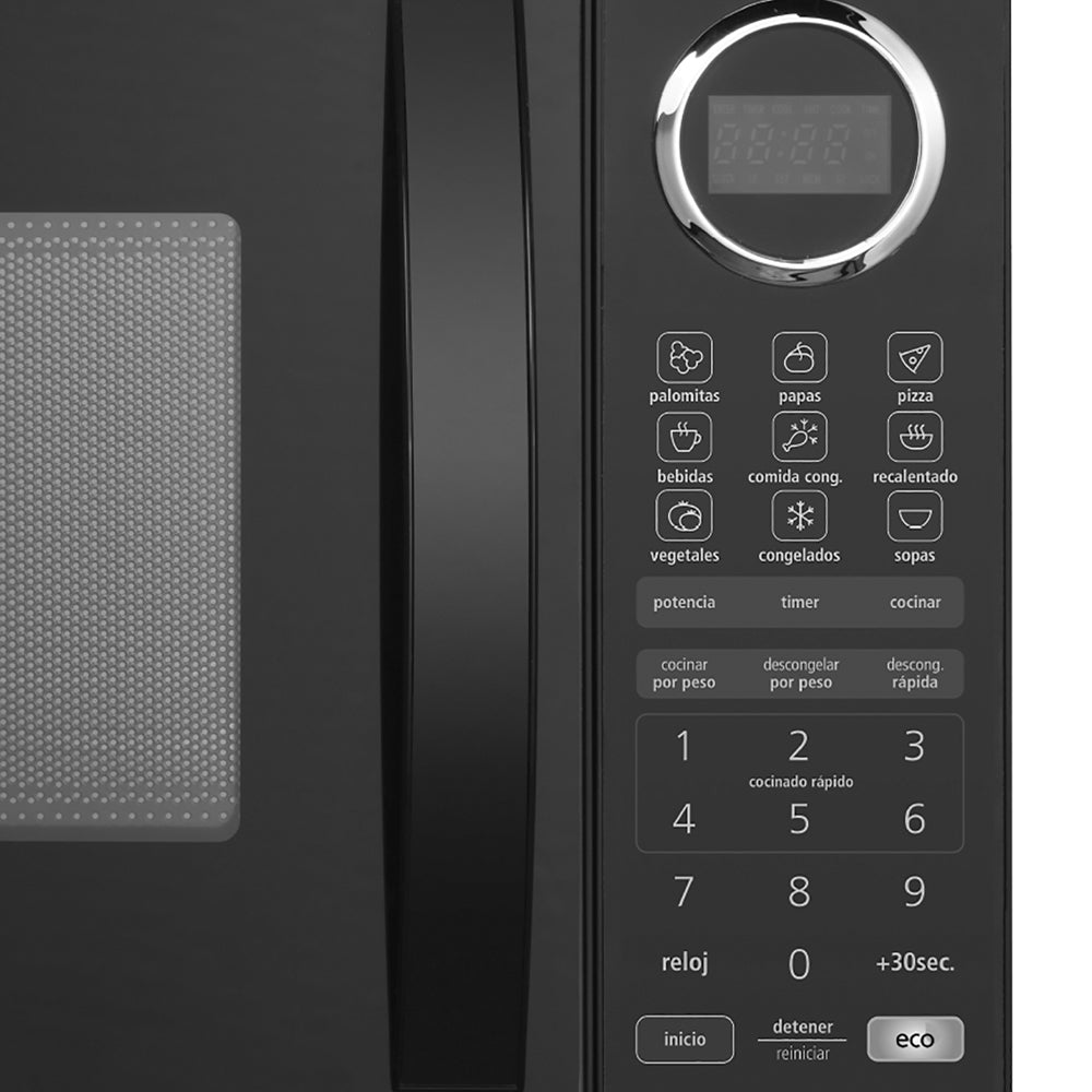 Horno de Microondas Mabe Modelo Hmm09nj - producto exacto sobre fondo blanco