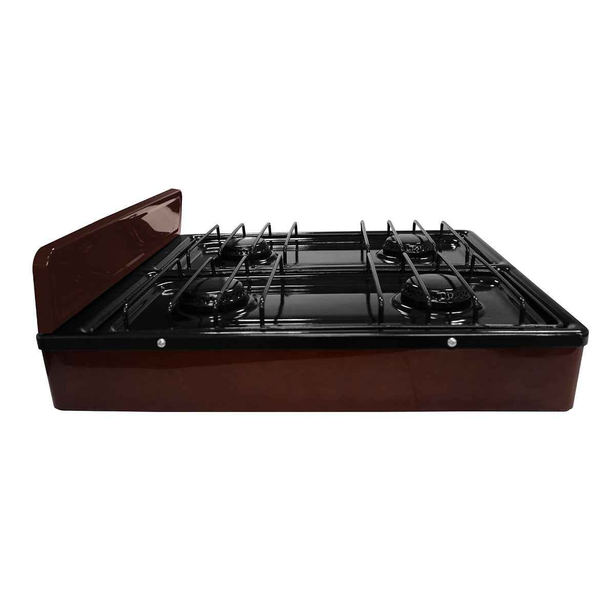 Parrilla Economica Koblenz Modelo PSK-400 Victoria - vista lateral sobre fondo blanco