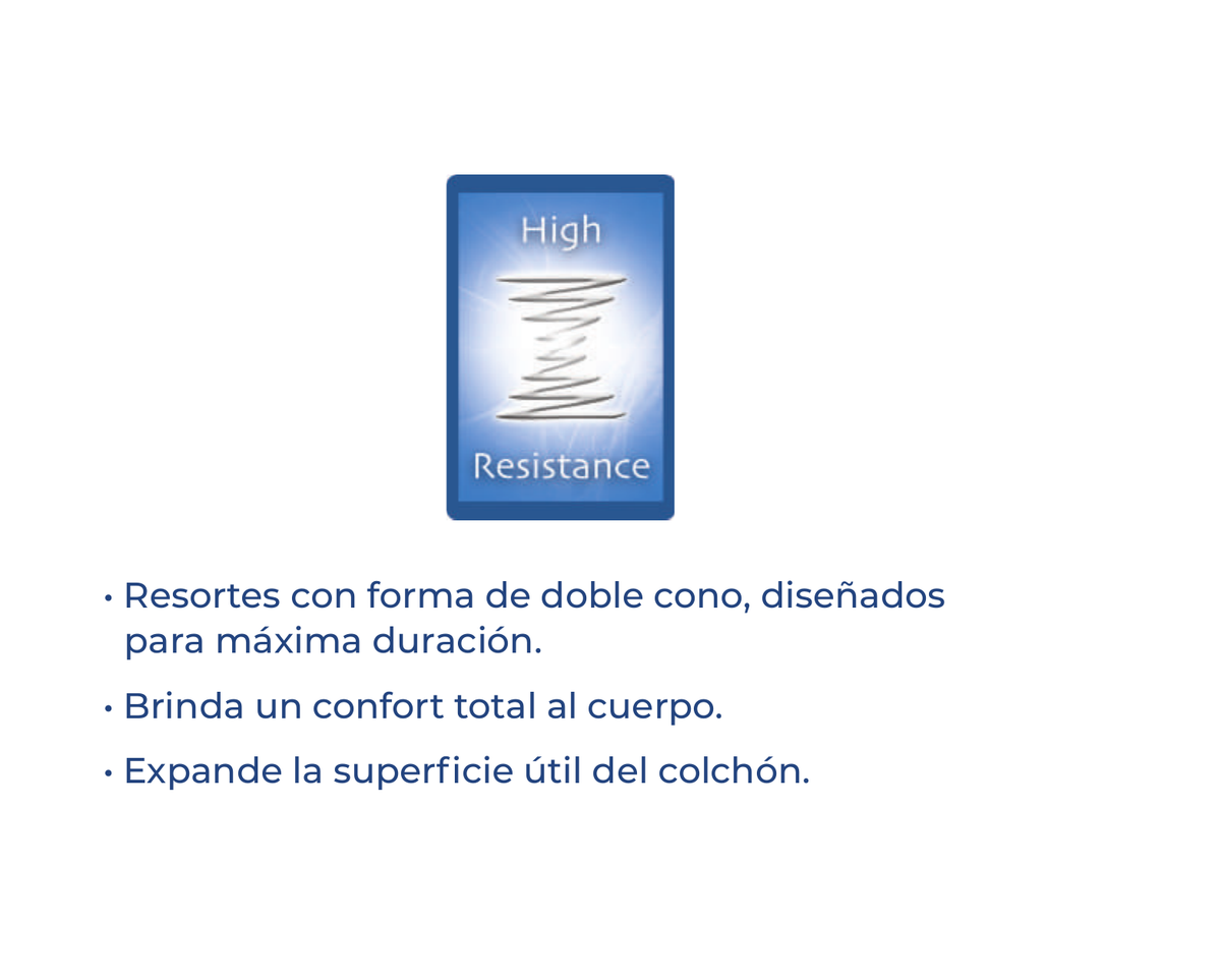 Colchón Carreiro Modelo Súper Firme Individual - sistema High Resistance del catálogo 2025