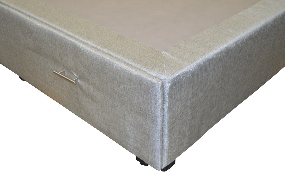 Base para Cama Modelo Duplex Individual/individual Tela - detalle del producto sobre fondo blanco