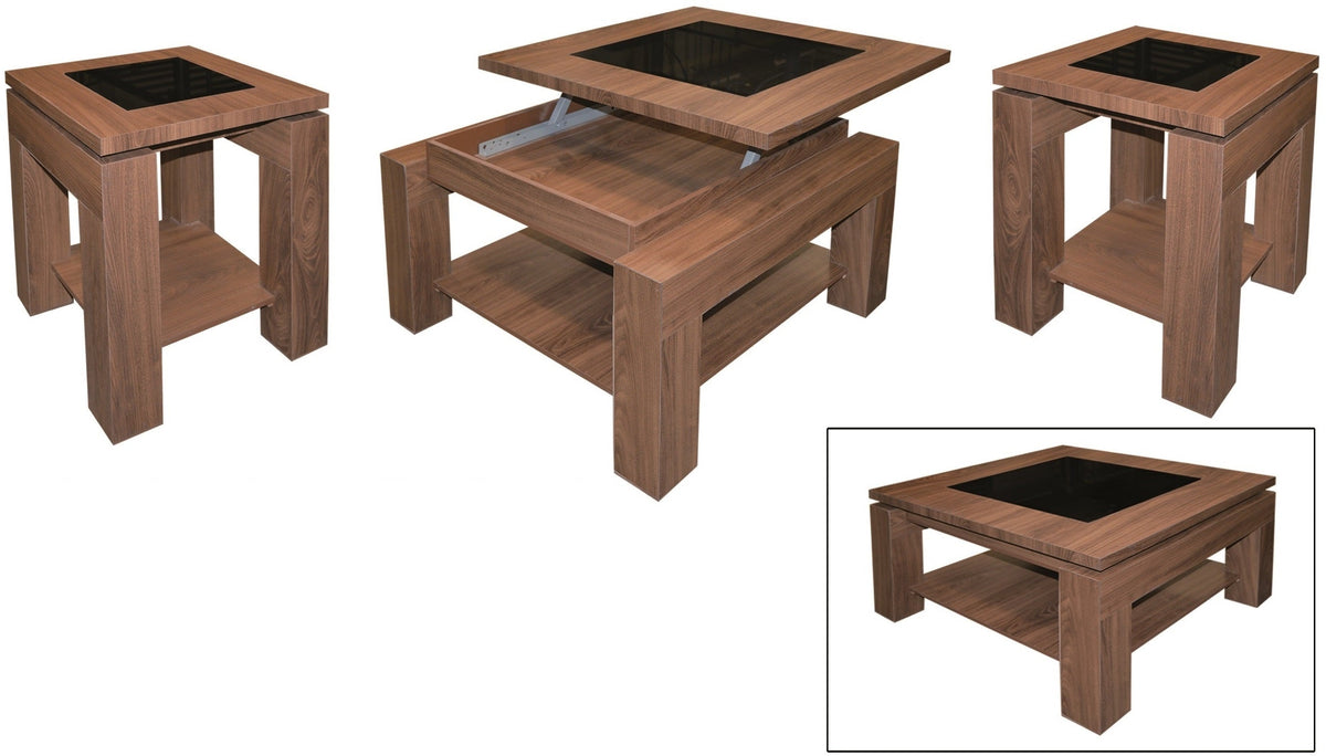 Juego de Mesa de Centro y Laterales Modelo Española - producto exacto sobre fondo blanco