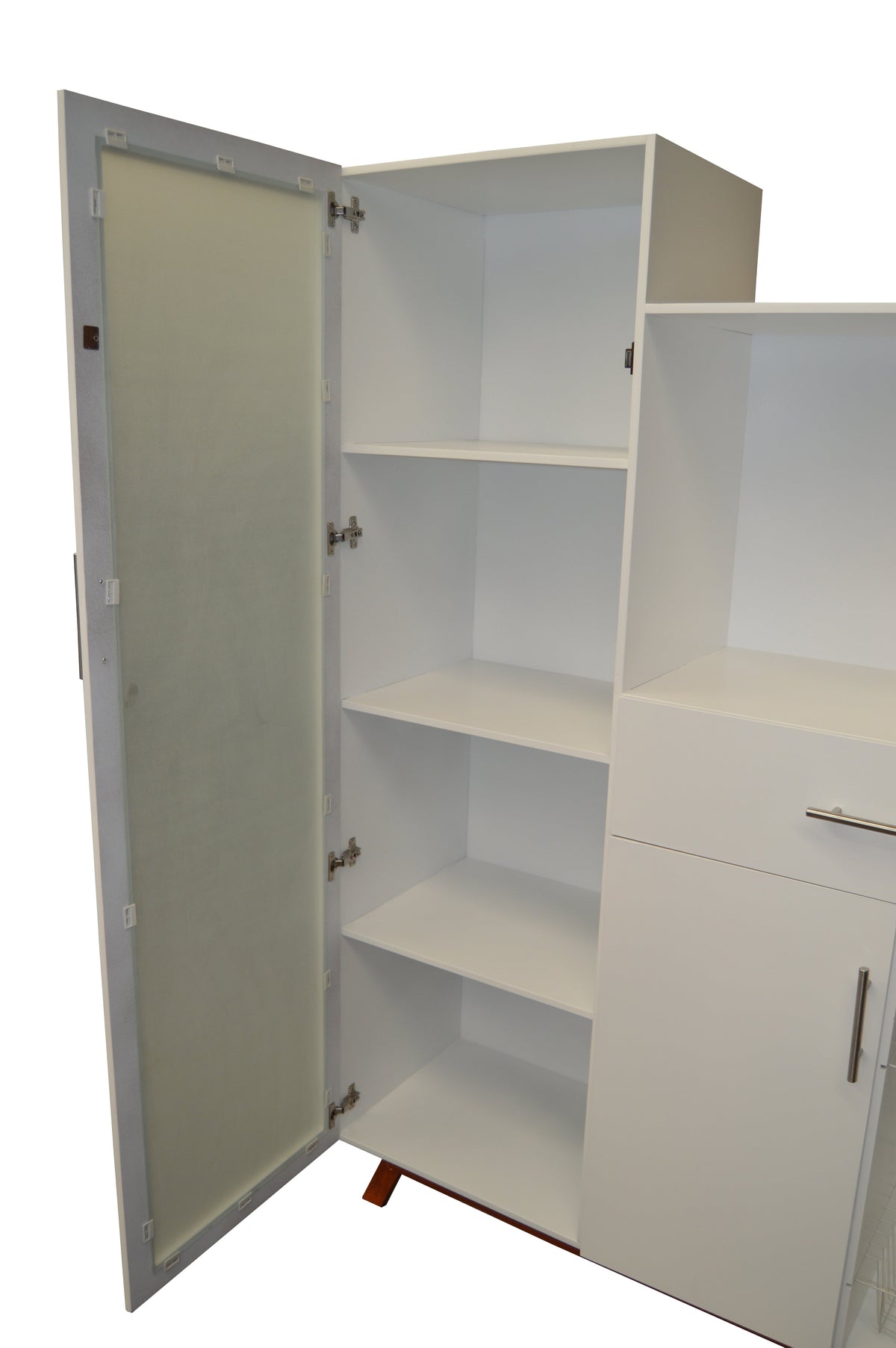 Mueble Para Cocina Modelo Yoly - Mueble para Cocina Modelo Yoly - puertas abiertas e interior