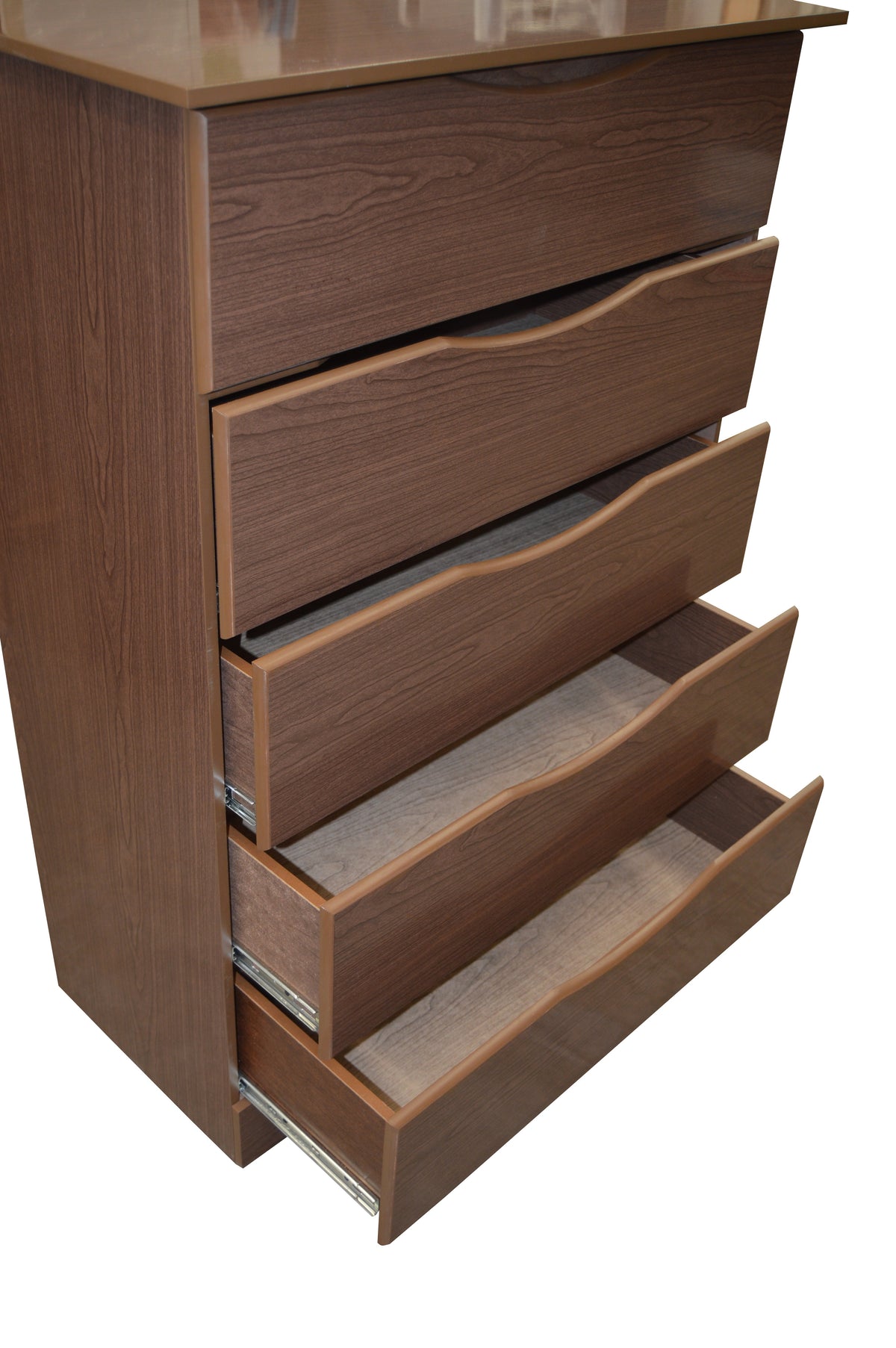 Cajonera Modelo Belgica 5 Cajones - detalle de apertura o interior