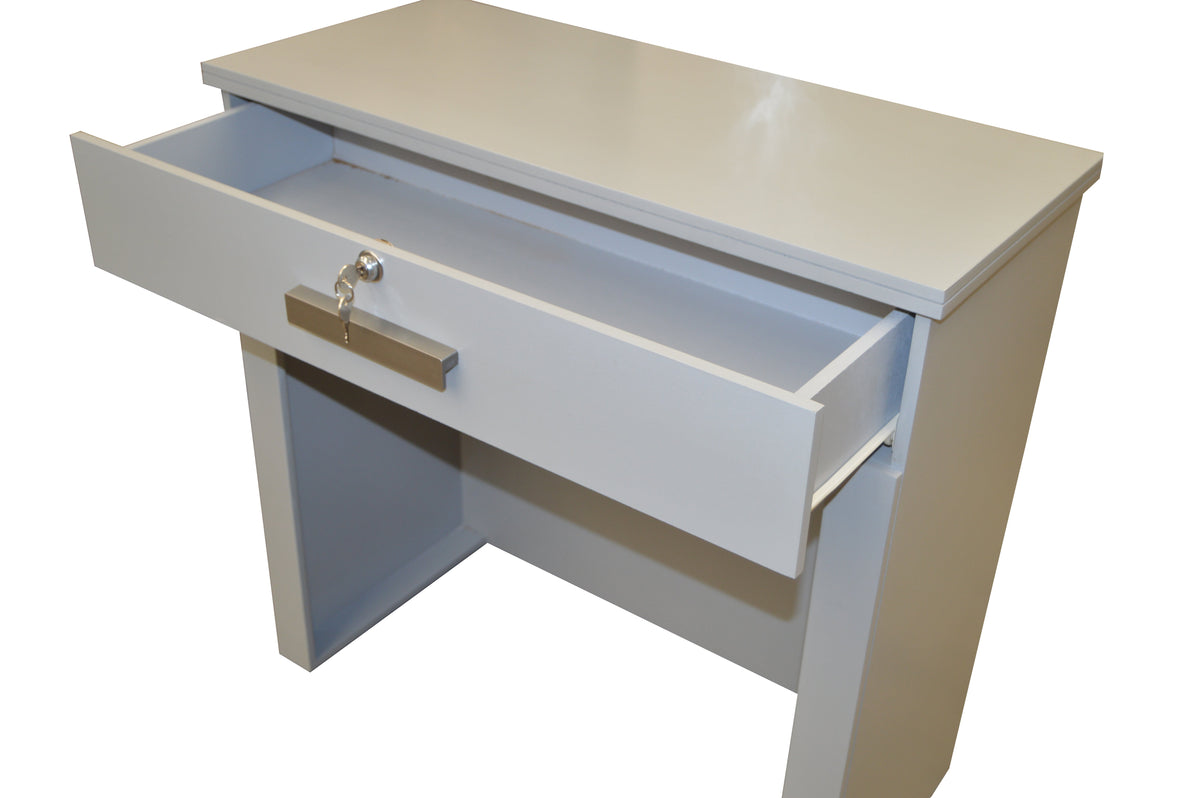 Escritorio Modelo Albany Gris - Escritorio Modelo Albany Gris - cajon abierto