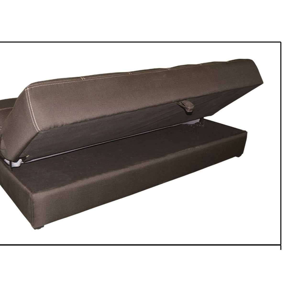 Sofá Cama Modelo Corcega - compartimento interior