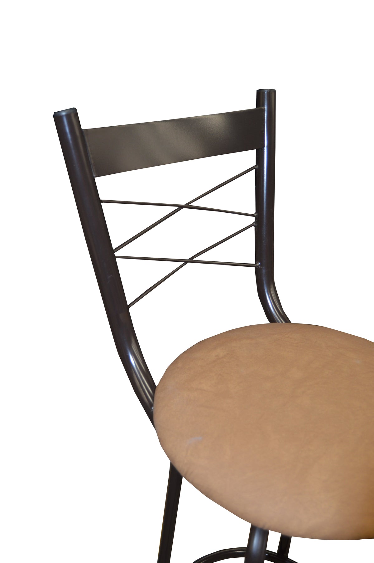 Banco Modelo Victoria Chocolate Vinil Petalo Latte - detail seat