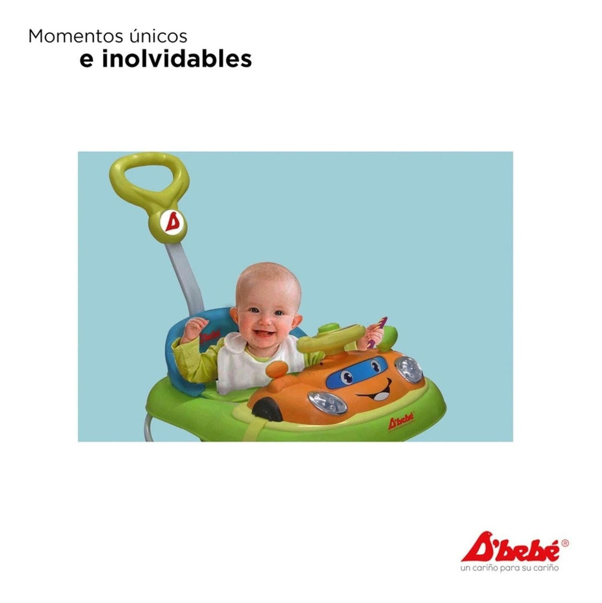 Andadera D'bebe Modelo Rocking Gogo Azul - producto en uso