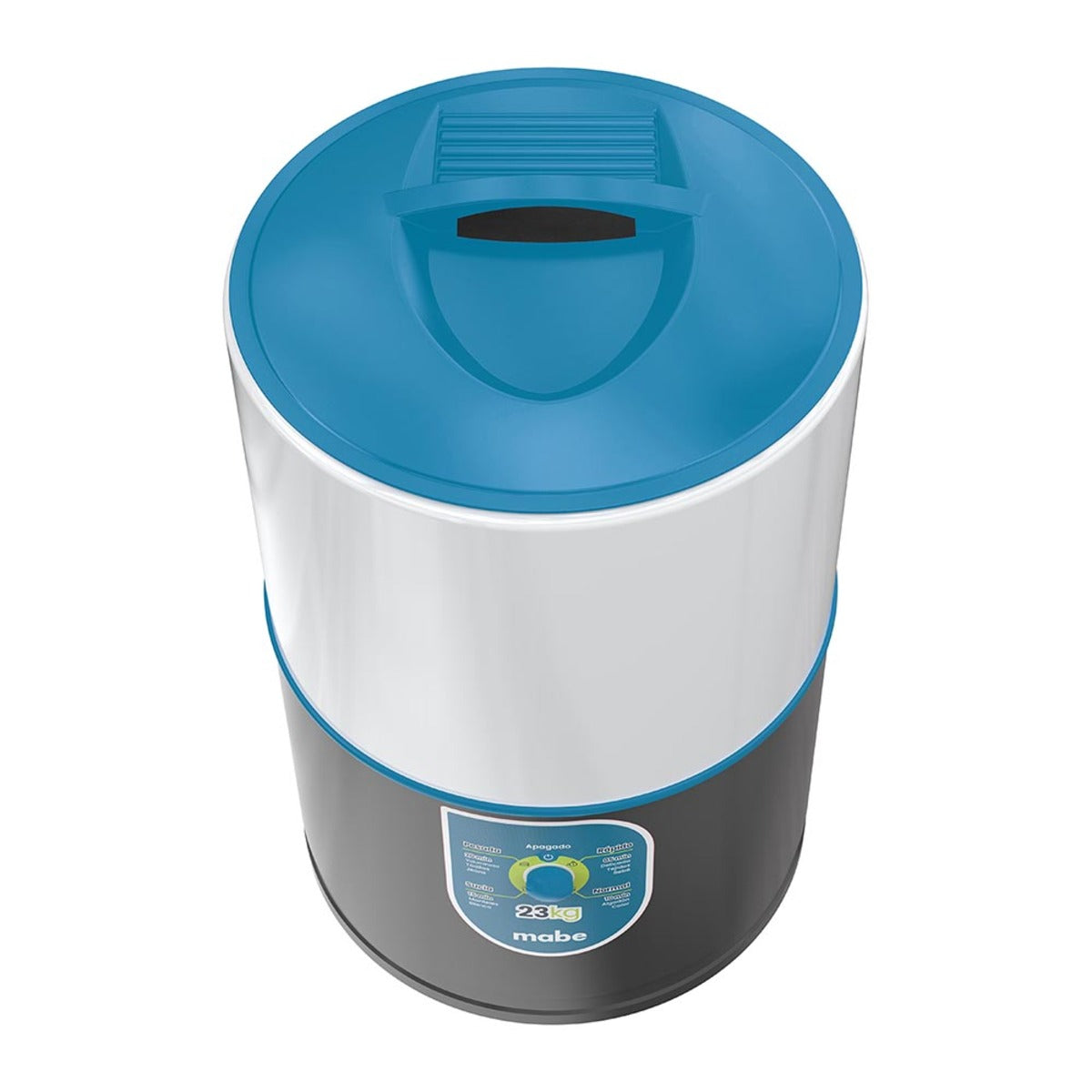 Lavadora Manual Mabe Modelo LRM23A - vista superior con tapa