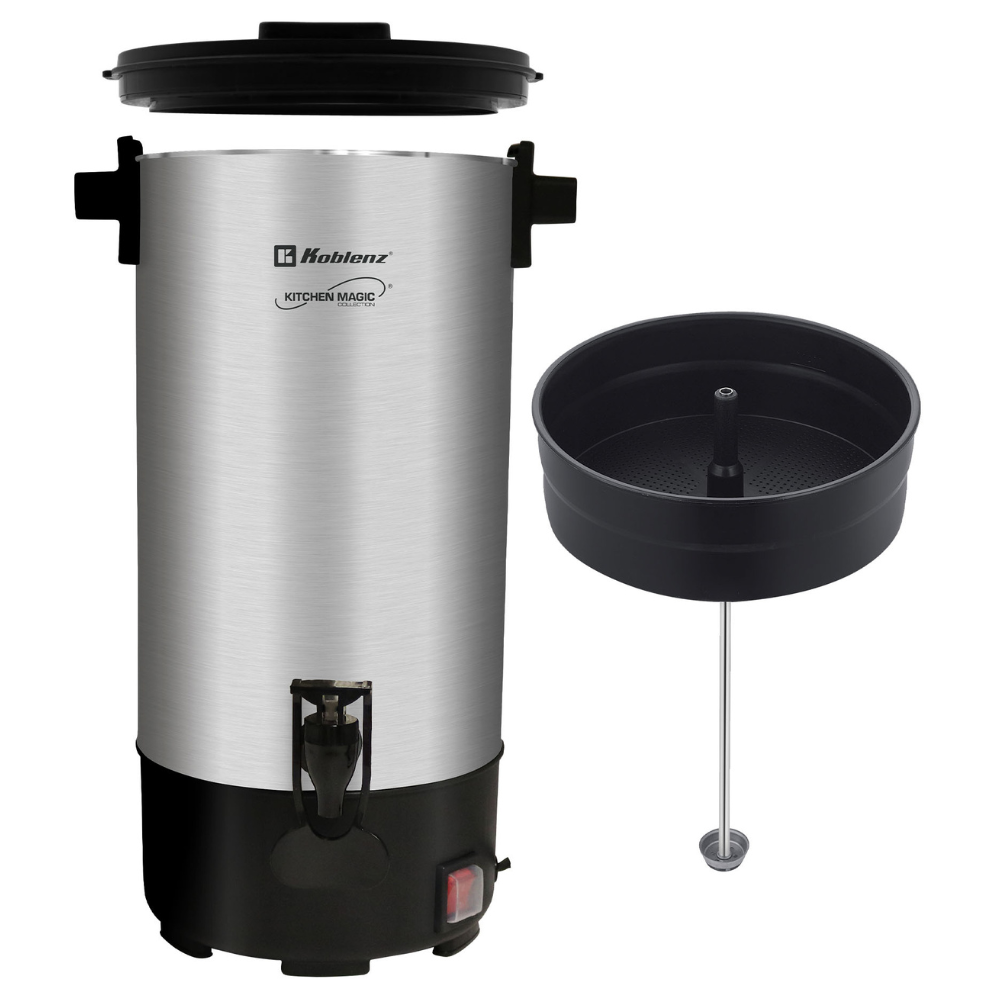 Cafetera Percoladora Koblenz Modelo PCKM-45 - interior y componentes