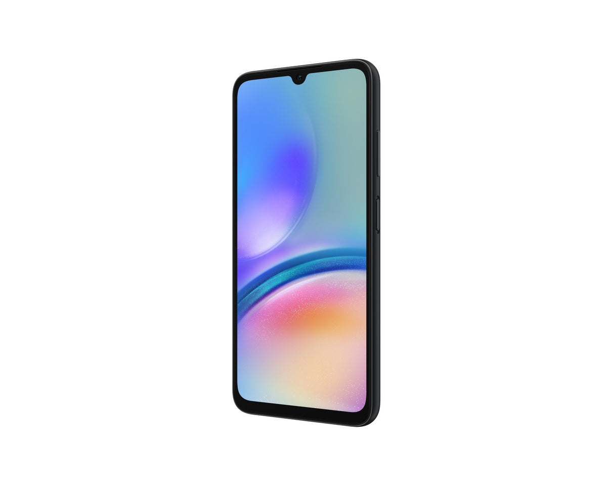 Celular Samsung Galaxy A05s, vista oficial 4; color negro de referencia