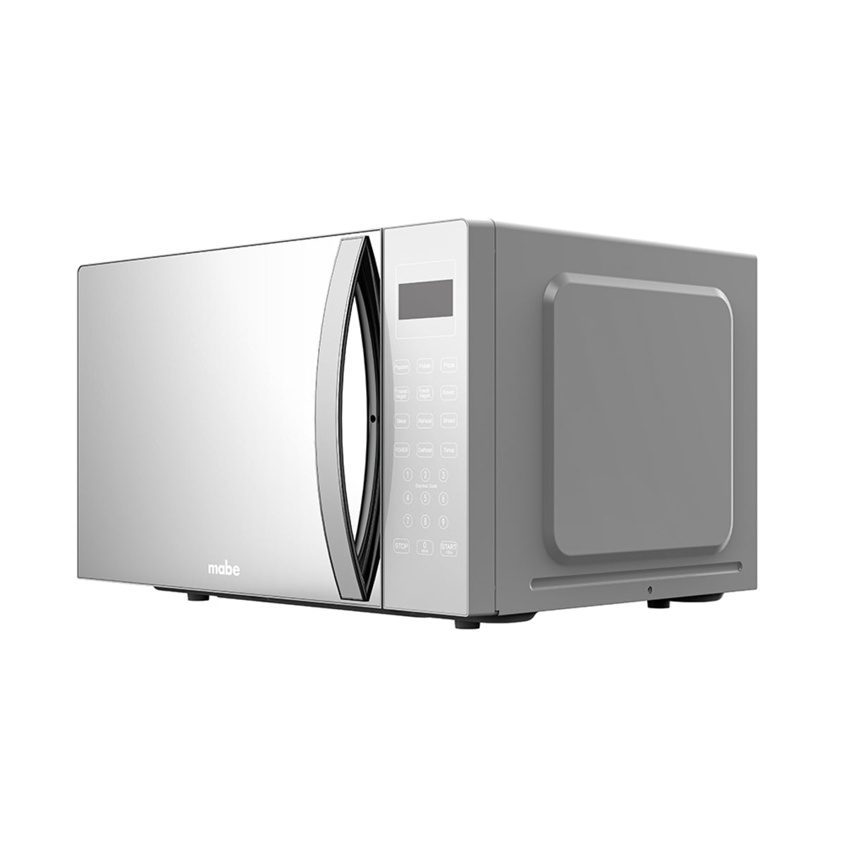 Horno de Microondas Mabe Modelo HMM15SJW - vista isométrica