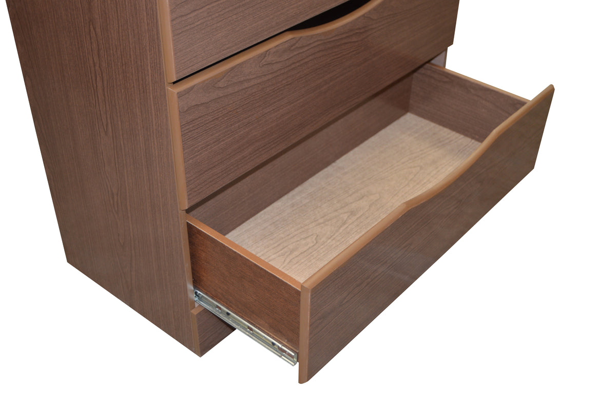 Cajonera Modelo Belgica 5 Cajones - detalle de apertura o interior