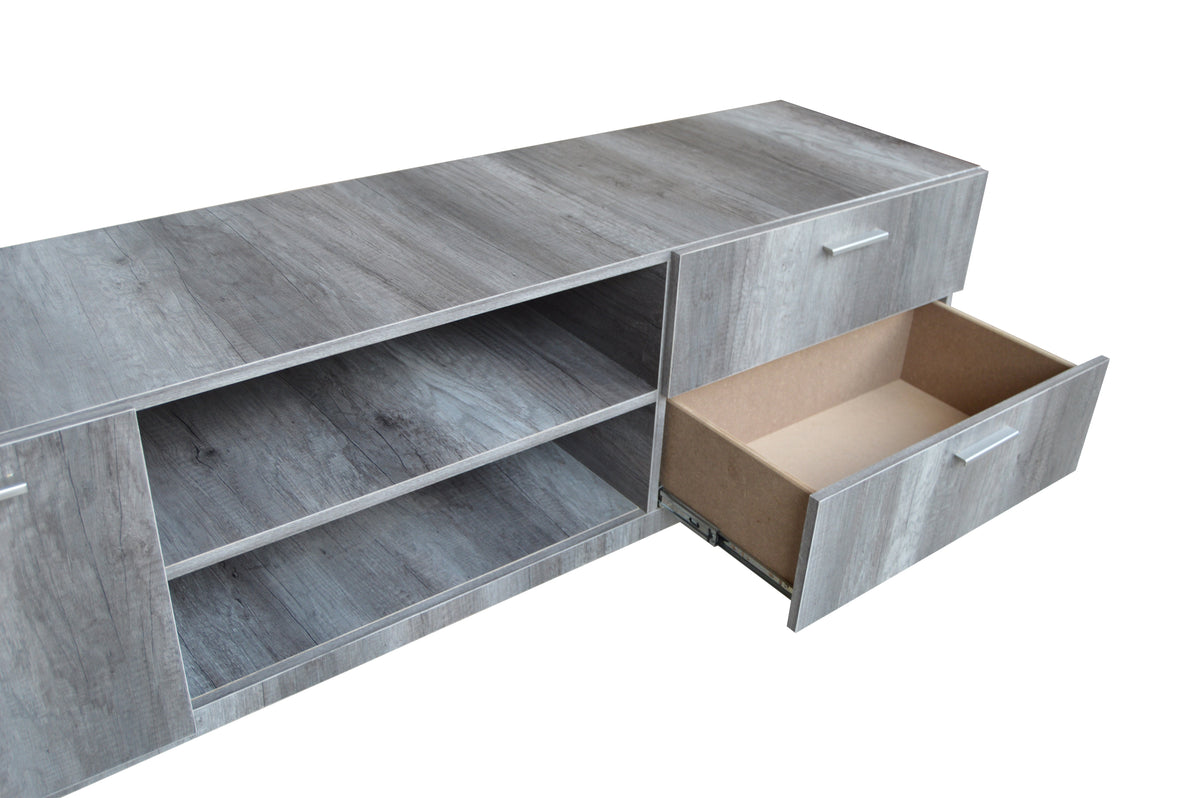 Centro De Entretenimiento Modelo Polotitlan Gris - producto exacto sobre fondo blanco