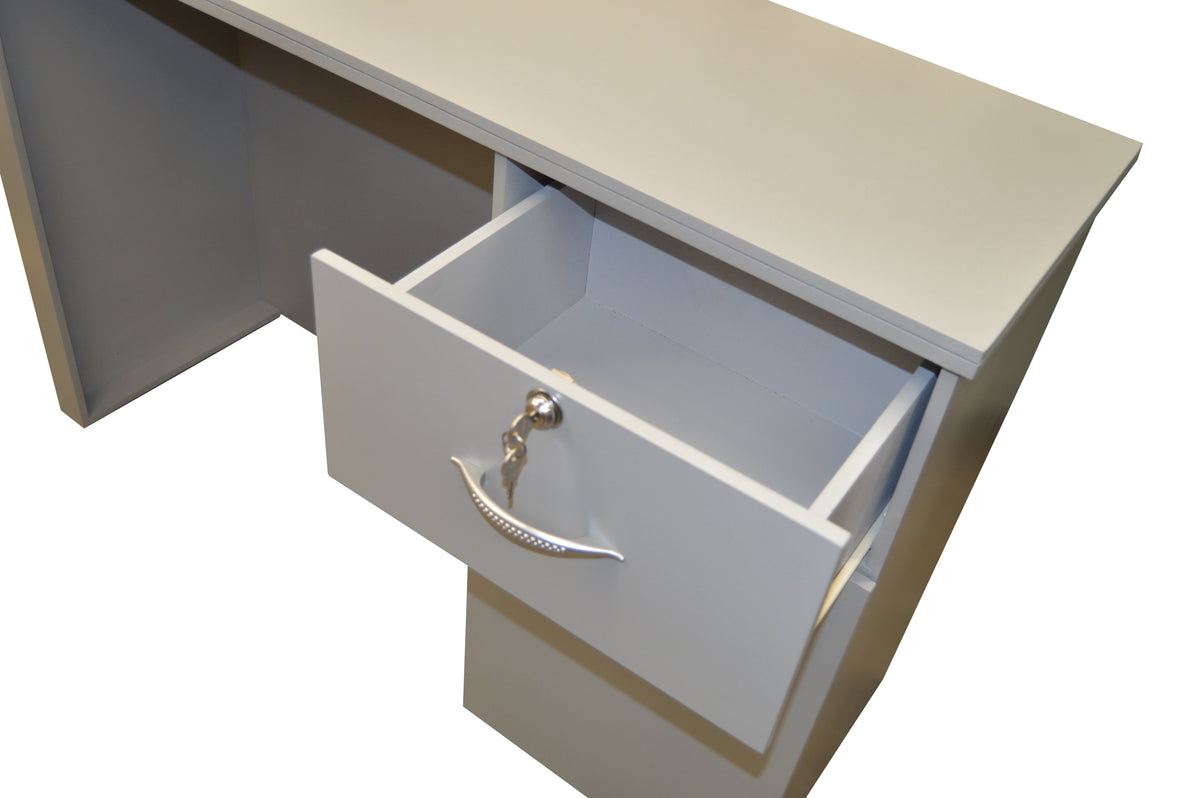 Escritorio Modelo Palma Gris - detalle de apertura o interior