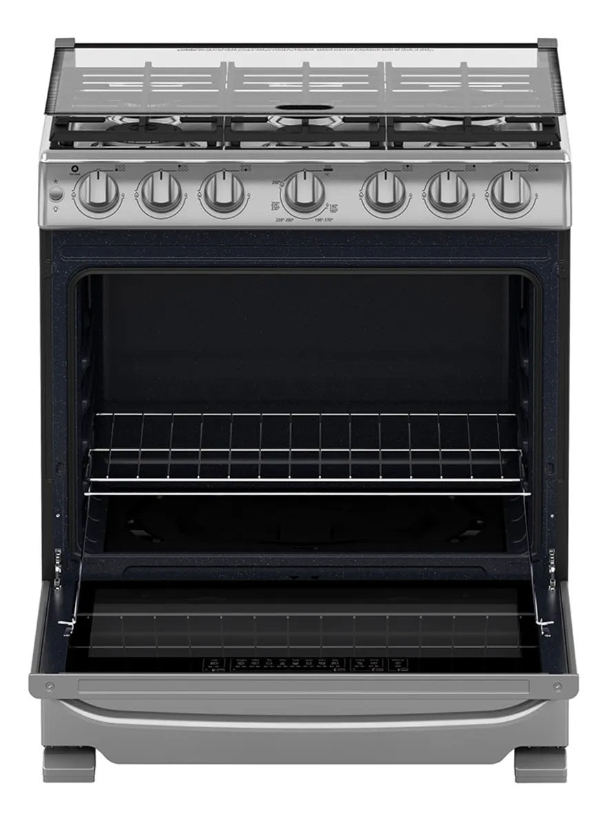Estufa Mabe Modelo DEM7673CFIX4 - horno abierto