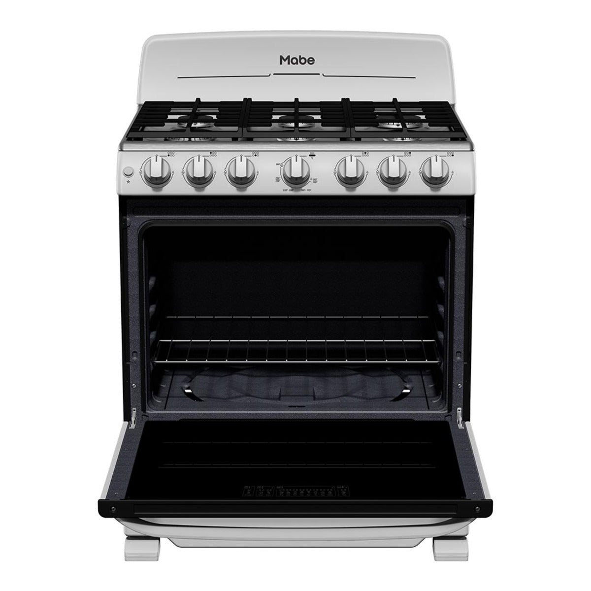 Estufa Mabe Modelo Em7647bfis0 - interior del horno abierto