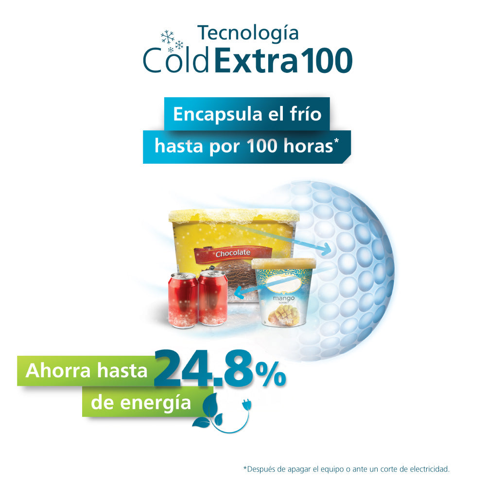 Congelador Mabe Modelo CHM9BPS1 - tecnologia Cold Extra 100