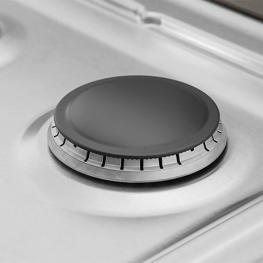Estufa Mabe Modelo Em7659bfis3 - detalle de parrillas y quemadores