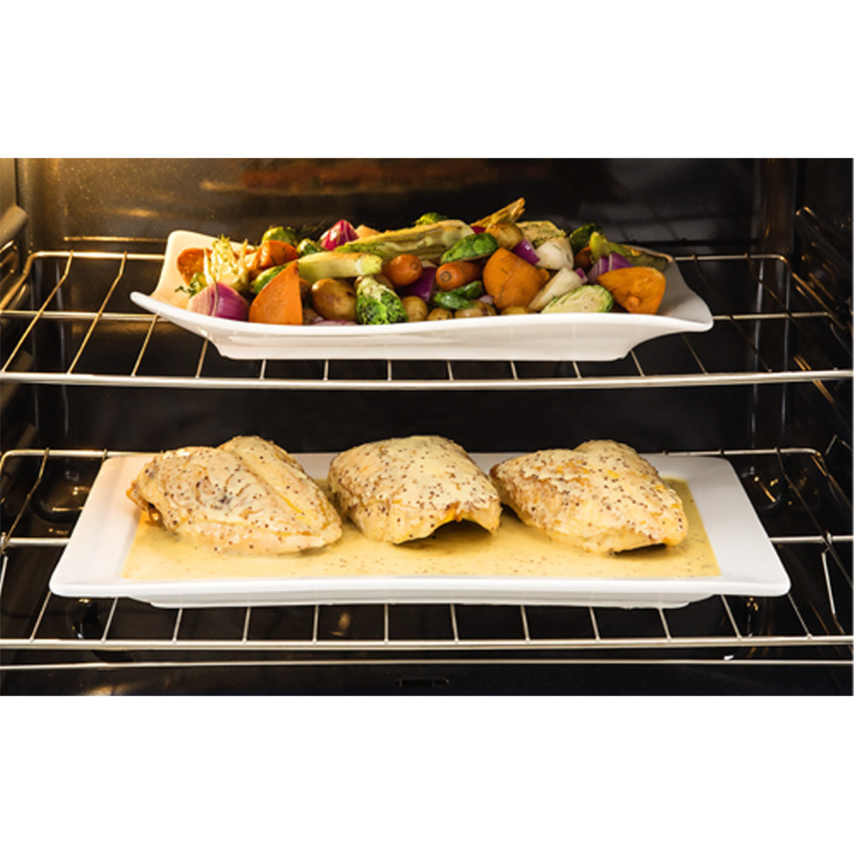 Estufa de Empotrar Mabe Modelo Xoc80790ct2 - interior del horno